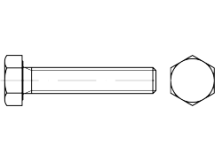 ISO 4017, M 24 x 50, А2