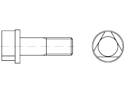 DIN 22424-A, 8.8, M 8 x 25, Bl