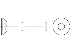 DIN 7991, M 8 x 14, A4