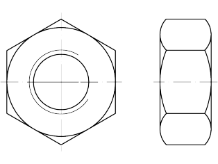 ISO 4032 LH