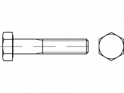 DIN 931, М 5 x 30, A2-70, AD W2