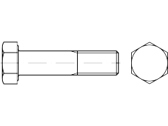 DIN 7990, 4.6, M 24 x 110, HDG