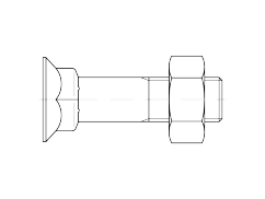 DIN 608, 12.9, M 24 x 2 x 95, Bl