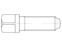 DIN 480, 10.9, M 12 x 50, Bl