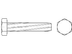 DIN 7513-А, steel, М 5 x 25, Zn